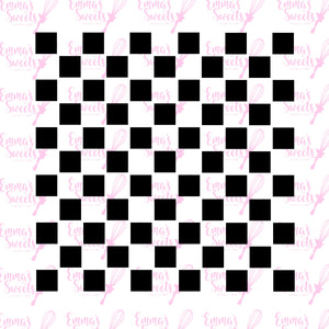 Checkered Flag Stencil