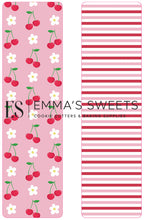 Load image into Gallery viewer, Cherries and Daisies - Tall Greaseproof Backers (NEW!)