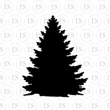 Load image into Gallery viewer, Christmas Tree With Snow 2 pc Stencil