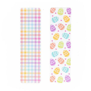 Eggs Pastel Plaid - Tall Backers