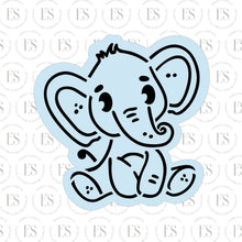 Load image into Gallery viewer, Elephant sitting (New Design)