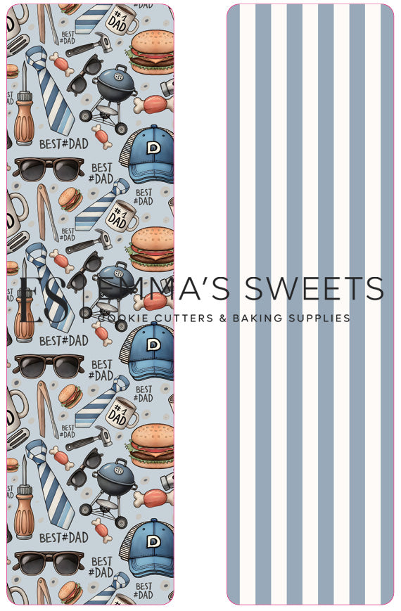 Father's Day - Tall Greaseproof Backers (NEW!)