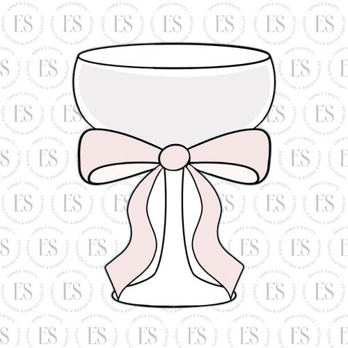 Glass with Bow
