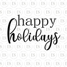Load image into Gallery viewer, Happy Holidays Stencil (READ DESCRIPTION)