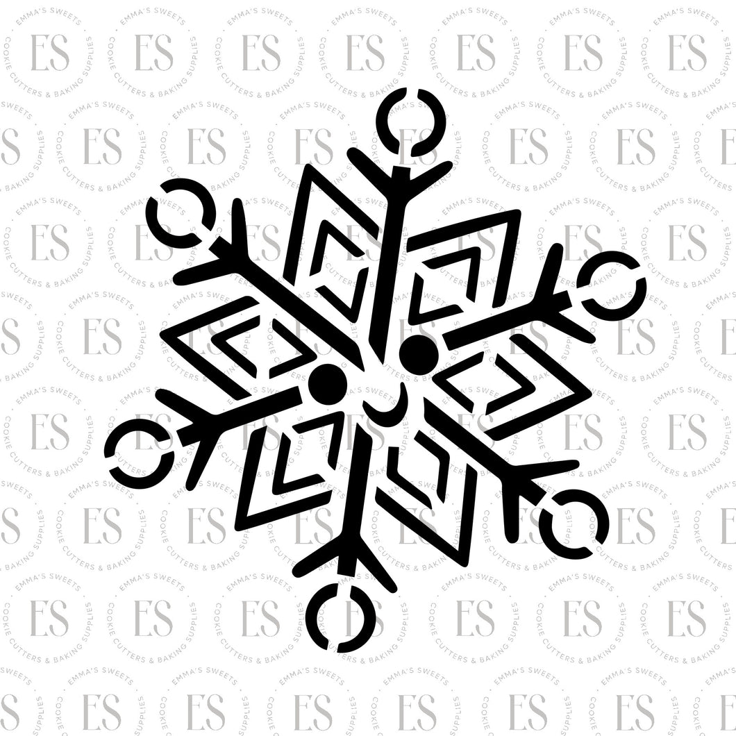 PYO Happy Snowflake Stencil
