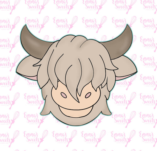 Highland Cow Face