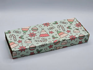 COOKIE BOX- Christmas Doodles - 12" x 5" x 1.5"