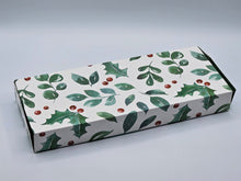 Load image into Gallery viewer, COOKIE BOX- Christmas Holly - 12&quot; x 5&quot; x 1.5&quot;