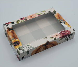 COOKIE BOX- AUTUMN PUMPKIN - 7" x 5" x 1.25"