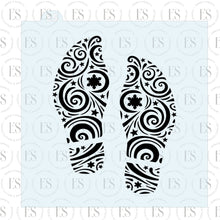 Load image into Gallery viewer, Whimsical Elf Boots Stencil (JUMBO SIZE)