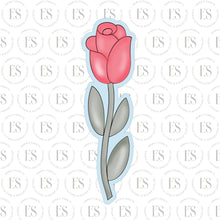 Load image into Gallery viewer, Long Stem Rose Flower Plaque