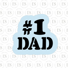 Load image into Gallery viewer, 2 PIECE -Mini Stencils (#1 DAD AND BASKETBALL)