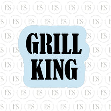 Load image into Gallery viewer, 2 PIECE -Mini Stencils (GRILL KING AND BBQ)
