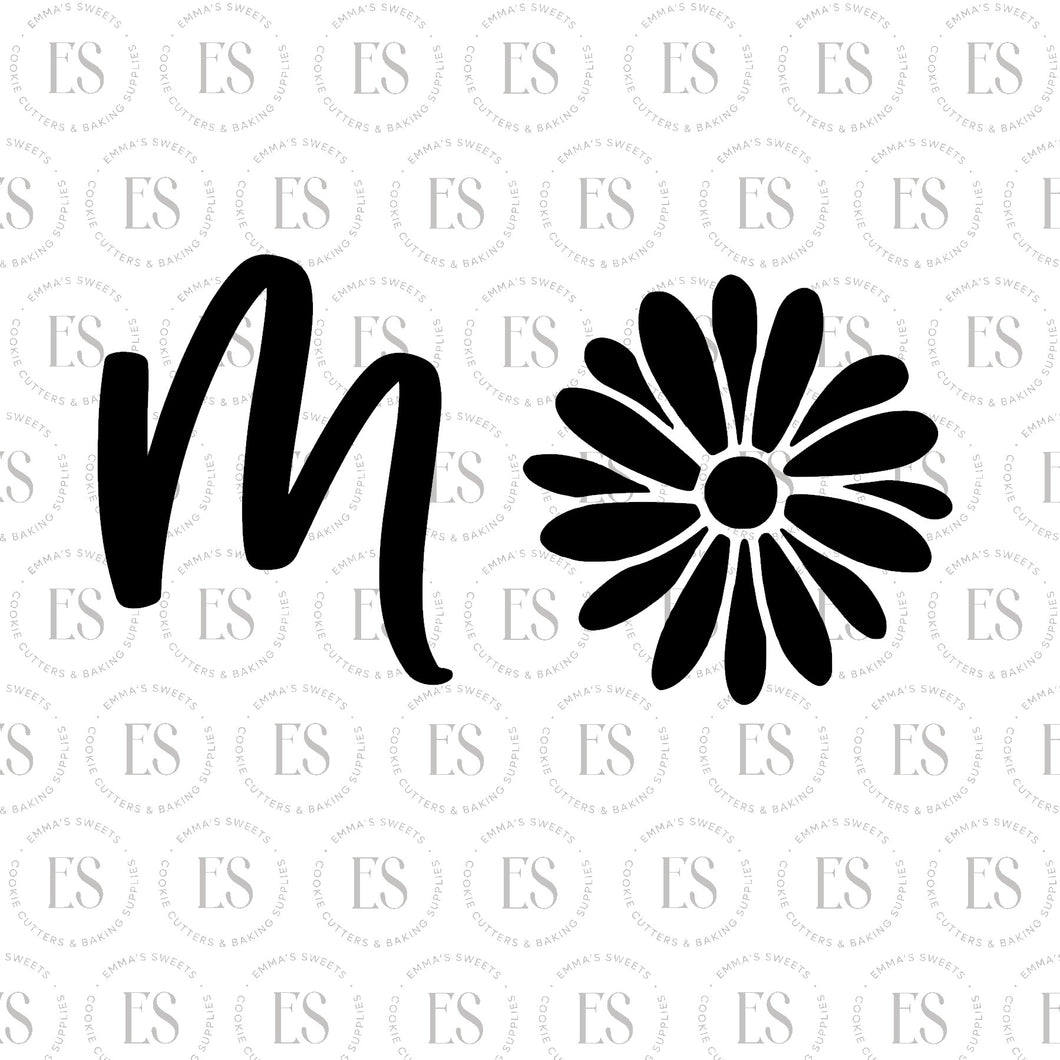 Mom, M and Daisy 2 piece Stencil Set – Emma's Sweets
