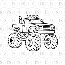 Load image into Gallery viewer, Monster Truck Stencil