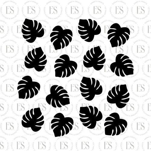 Palm Leaves Stencil