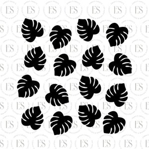 Palm Leaves Stencil