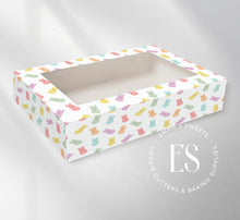 Load image into Gallery viewer, Bunny Peeps and Dots Box 12" x 5" x 1.5"