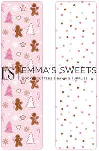 Pink Gingerbread - Tall Greaseproof Backers