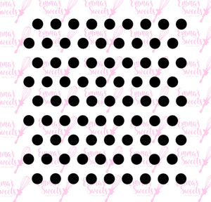 Polka dots Stencil (Offset)