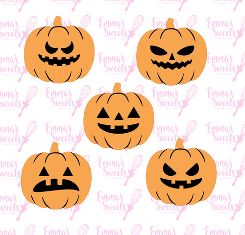 Pumpkin Expression 4 Inch Cutter/Stamp Set