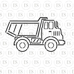 PYO Dump Truck Stencil