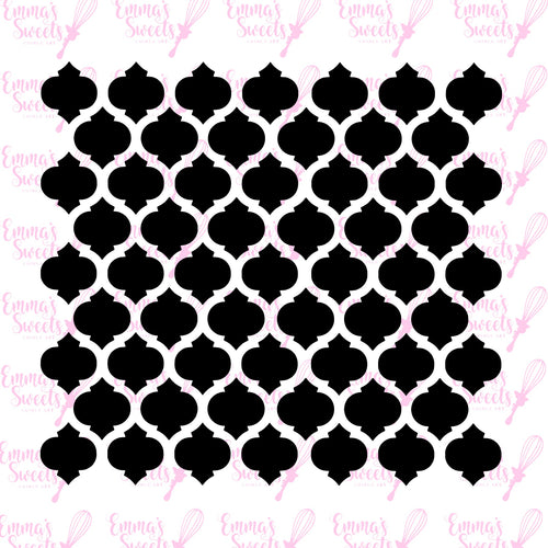 Quatrefoil Large Stencil