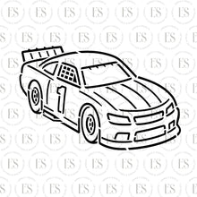 Load image into Gallery viewer, Race Car Birthday Year Stencil