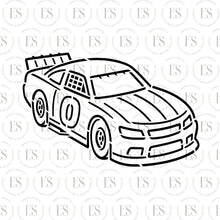 Load image into Gallery viewer, Race Car Birthday Year Stencil