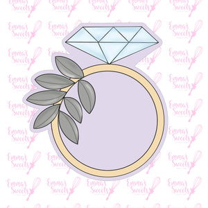 Diamond Ring with Leaves