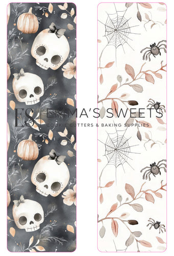 Pretty Skulls - Tall Greaseproof Backers (BACK IN STOCK!)