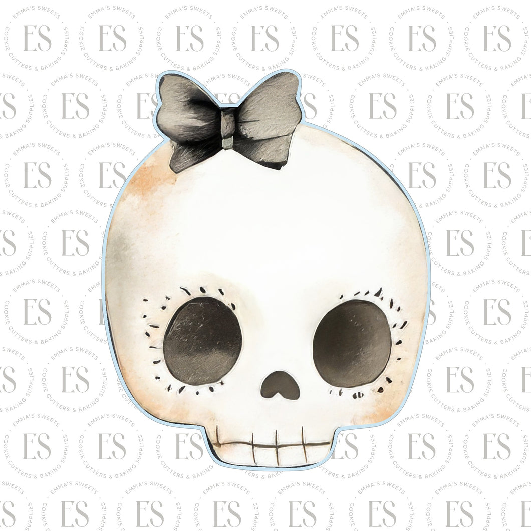Skull With Bow