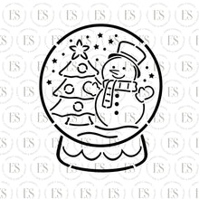 Load image into Gallery viewer, Snow Globe Stencil (READ DESCRIPTION)