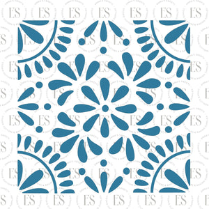 Spanish Tile Stencil