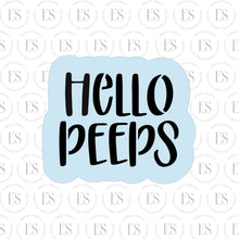Load image into Gallery viewer, 2 PIECE -Mini Stencils (HELLO PEEPS &amp; PEEP)