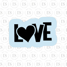 Load image into Gallery viewer, 2 PIECE -Mini Stencils (LOVE &amp; 3 HEART)