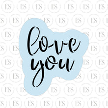 Load image into Gallery viewer, 2 PIECE -Mini Stencils (LOVE YOU &amp; XO)