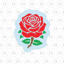 Load image into Gallery viewer, 2 PIECE -Mini Stencils (LARGE ROSE &amp; SMALL ROSE)
