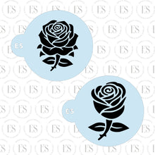 Load image into Gallery viewer, 2 PIECE -Mini Stencils (LARGE ROSE &amp; SMALL ROSE)