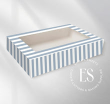 Load image into Gallery viewer, Blue Stripes Box 12" x 5" x 1.5"