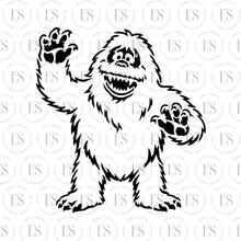 Load image into Gallery viewer, Vintage Abominable Snow Man Stencil