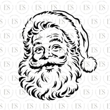 Load image into Gallery viewer, Vintage Santa Claus Stencil