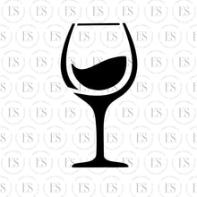 Load image into Gallery viewer, Wine Glass Stencil