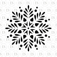 Load image into Gallery viewer, Winter Snowflake Stencil