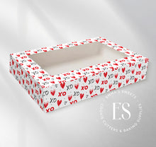 Load image into Gallery viewer, Red and Black Hearts Box 12" x 5" x 1.5" (COMING SOON)