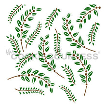 Load image into Gallery viewer, 2 Piece Greenery Stencil