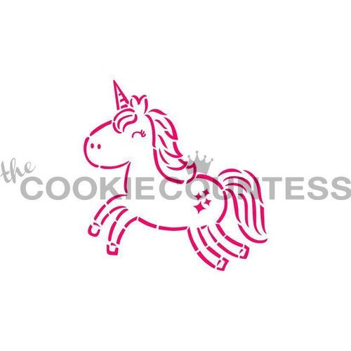 Cutie Unicorn PYO Stencil
