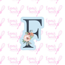 Load image into Gallery viewer, Alphabet With Florals- Uppercase Letters 3 1/2&quot;