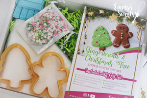 Gingerbread and Christmas Tree Cookie Cutter Gift Set