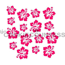 Load image into Gallery viewer, Hibiscus Flowers Stencil